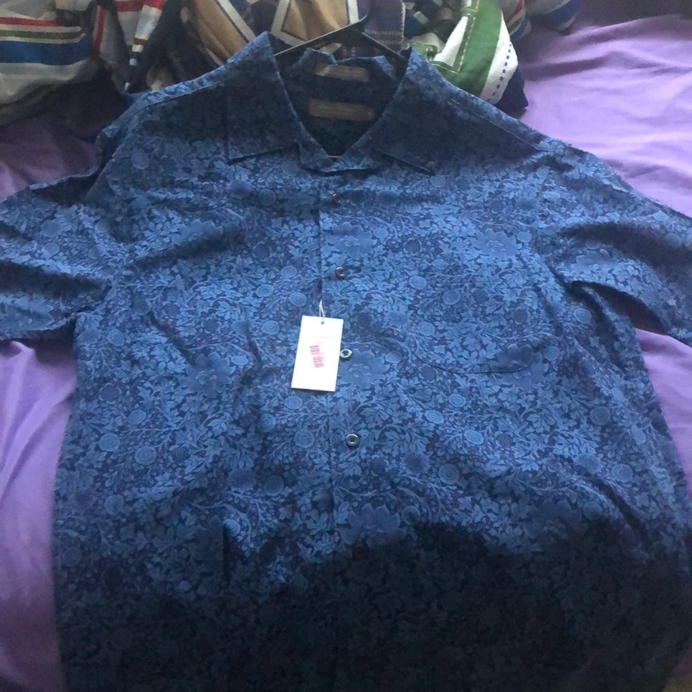 Daniel cremieux floral shirt